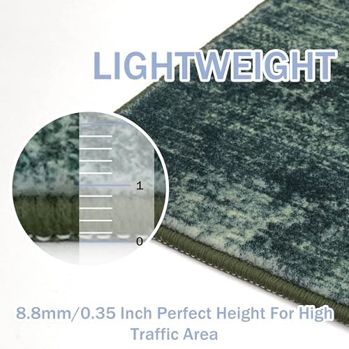 IOHOUZE Abstract Runner Rug 3x12 Ft Washable Runners - Image 6