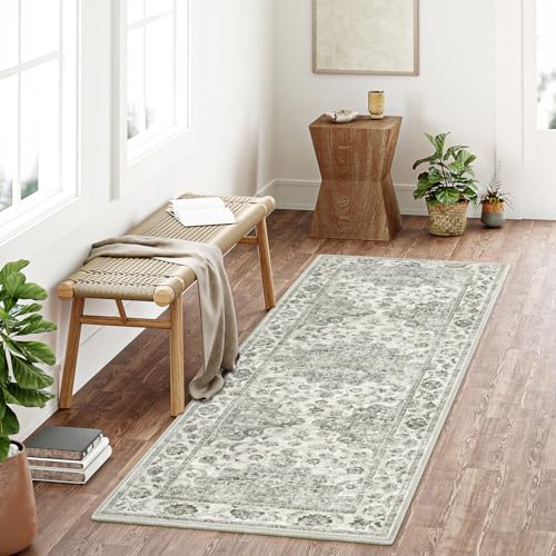 2x6 Green Neutral Runner Rug - Image 3
