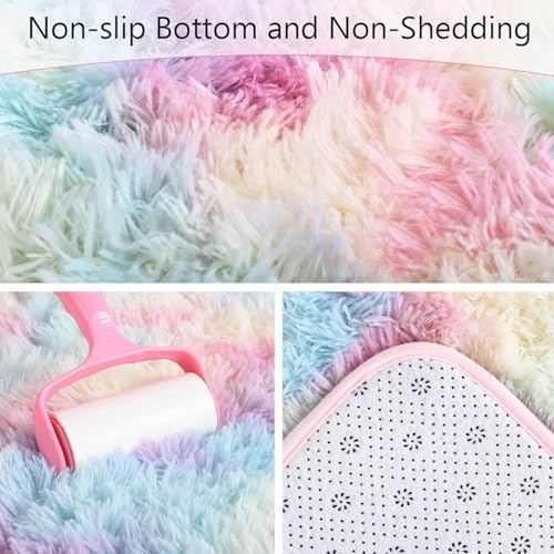 AROGAN Fluffy 8x10 Area Rugs Kids Bedroom Carpet - Image 4