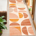 MUJOO Boho Runner Rug Washable, 2x6 Area Rugs Non Slip Modern Abstract by MUJOO