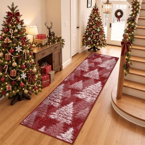 Madane Christmas Runner Rug 2x8 by Madane