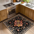 RELEANY Washable Area Rug, Square 4'x4' by RELEANY