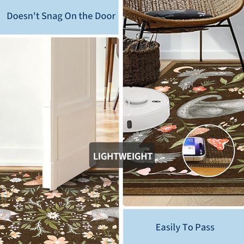 GarveeHome 4x6 Cat Washable Area Rug - Image 5