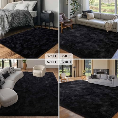 FinRèc Home 5x8 Non-Slip Fluffy Area Rugs - Image 6