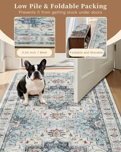 Madane Hallway Runner Rug 3x14 Washable Kitchen Runners Long - Image 6