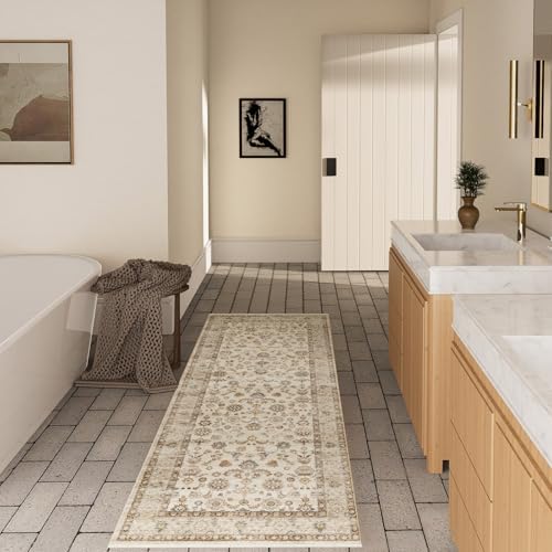 Washable Runners for Hallways Kitchen Rug: 2'x10' Kitchen Runner Stain - Image 6