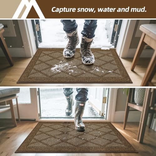 COSY HOMEER Non-Slip Door Mat 24"x60", Entryway Rugs Low Profile - Image 3