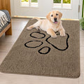 Smiry Dog Door Mat for Muddy Paws, Absorbent Non Slip Dirt Trapper by Smiry