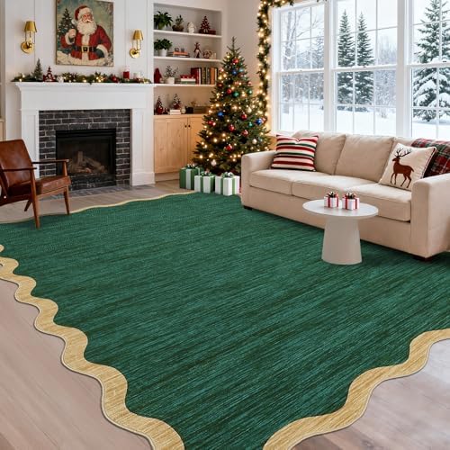 GarveeHome Washable Rug 9x12 Area Rug by GarveeHome