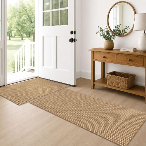 EARTHALL Area Rug Runner Sets 2x3 and 2x5 Ft Washable Kitchen Mats by EARTHALL