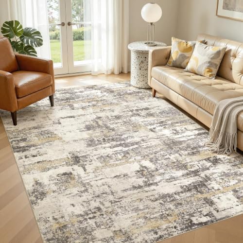 5x8 Area Rugs Abstract Washable Living Room Rug by JessibouAreaRug