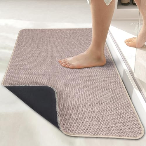 Bosap Bath Mat, Ultra Thin Bathroom Runner Rugs, Large Bath Mats - Image 6