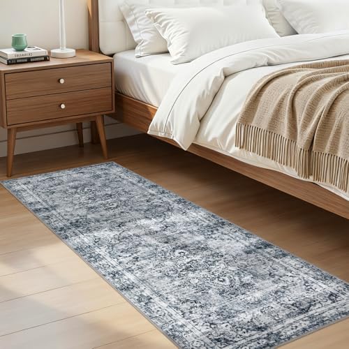 Joydeco 2x5 Hallway Runner Rug, Boho Vintage Washable Rugs by JOYDECO