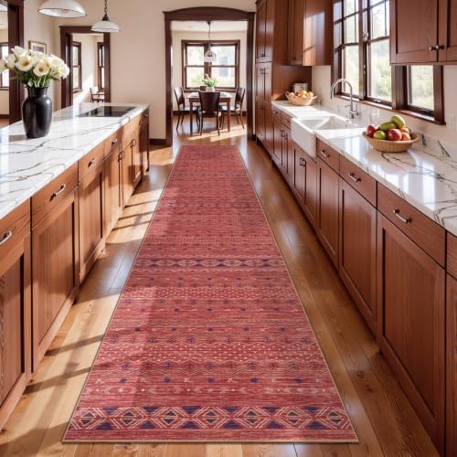 SERISSA 2x14 Washable Non-Slip Boho Runner Rug - Image 2