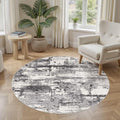 5ft Round Rug, Circle Area Rugs by JessibouAreaRug