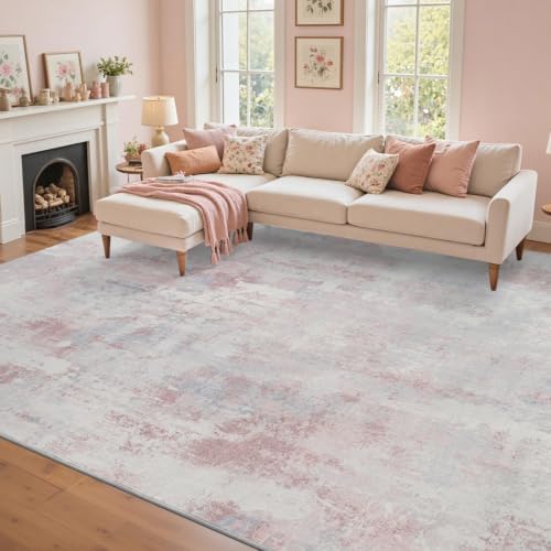 6x9 Ft Abstract Washable Area Rugs - Image 2