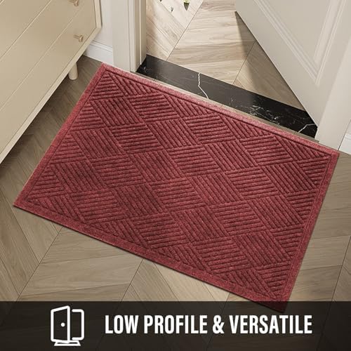 HIYARD Sturdy Front Door Mat, Absorbent Muddy Dirt Resist Welcome Door Mats - Image 6