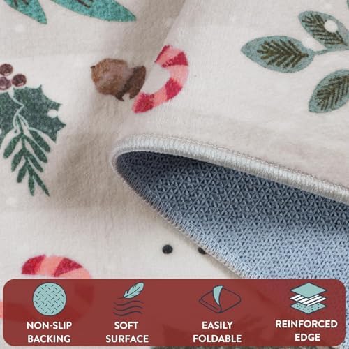 Lahome Christmas Runner Rug, 2x6 Hallway Runner Non Slip Washable Soft Kitchen - Image 4