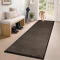 PURRUGS Hallway Runner Rug, Heathered Brown by PURRUGS