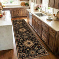 Vacuum-Friendly, 2x8 Washable Area Rug by meejou