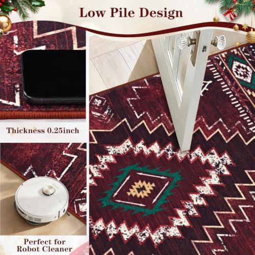 Yinhua Western 5x7 Washable Area Rug - Image 3