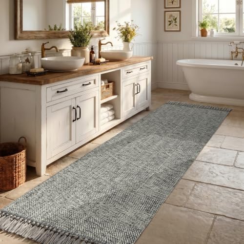 Collive Boho Washable Kitchen Runner Rug, Farmhouse Hallway Rugs - Image 6