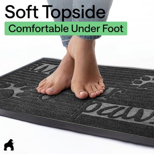 GORILLA GRIP WeatherMAX Door Mat, Indoor Outdoor Use - Image 7