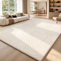 Sour Lemon 8x10 Area Rugs for Living Room Bedroom, Large Carpet Rug White by SourLemon