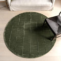 nuLOOM Kailani Green Geometric Washable Area Rug by nuLOOM