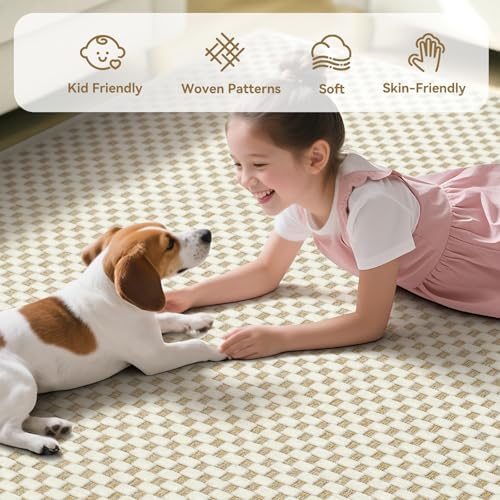 YDKGL Hallway Runner Rug Extra Long Kitchen Runner Washable Beige 2x8 ft - Image 4