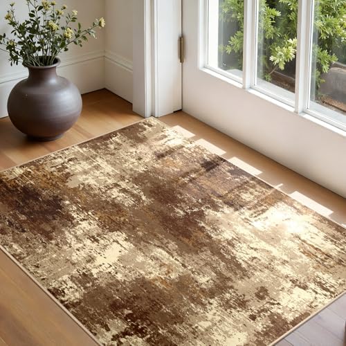 RELEANY Washable 3'x5' Abstract Area Rug - Image 3