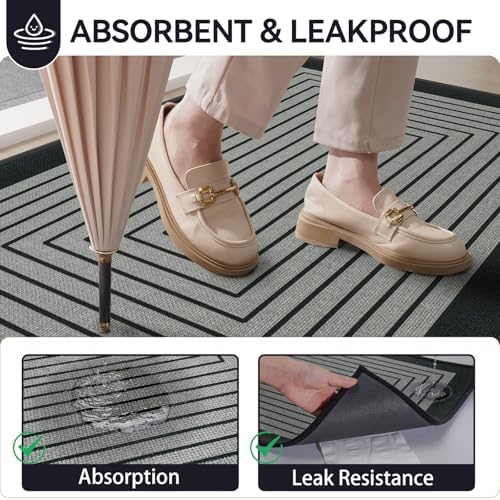 Door Mat Indoor Entrance Front Entry Mat - Image 3