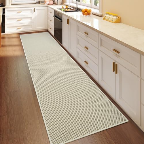YDKGL Hallway Runner Rug Extra Long Kitchen Runner Washable Beige 2x8 ft - Image 3