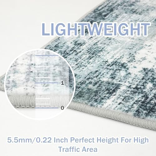 IOHOUZE Abstract Area Rugs 9x12 Ft Washable Large Rugs - Image 5