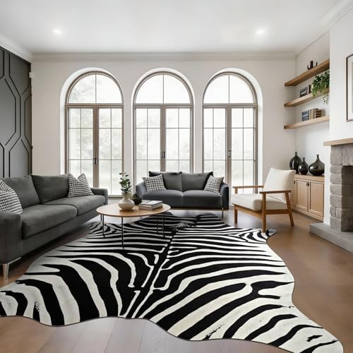 BENRON Zebra Rug, Animal Print Rug - Image 2