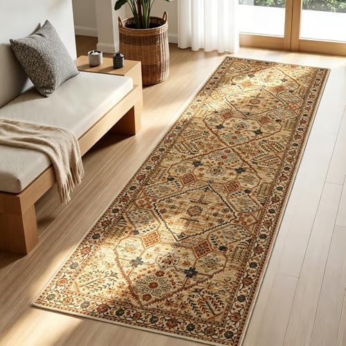 Joydeco Washable 2x5 Hallway Runner Rug Vintage - Image 5