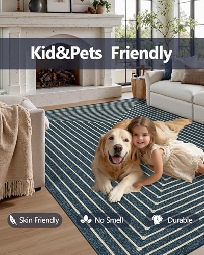 2x3 Entryway Rug Small Modern Abstract Door Mat - Image 6