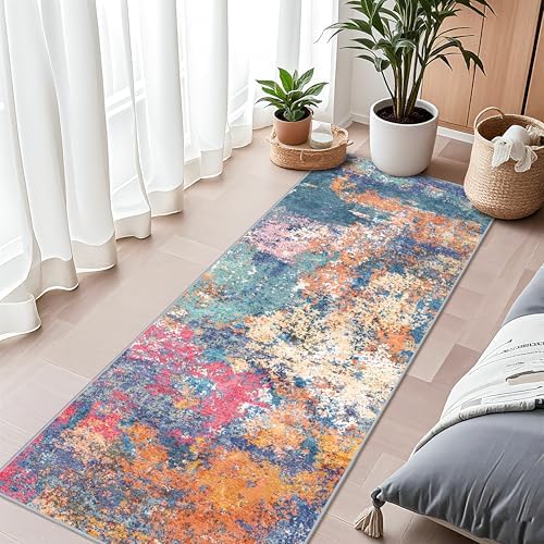 2x6 Hallway Washable Runner Rug: Non Slip Rugs - Image 3