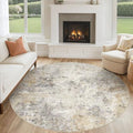 UERMEI 6ft Round Area Rug Living Room Rugs by UERMEI