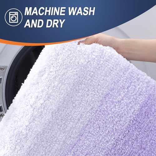 OLANLY Small Bathroom Rugs 35x16, Extra Soft Absorbent Microfiber Bath Rugs - Image 6