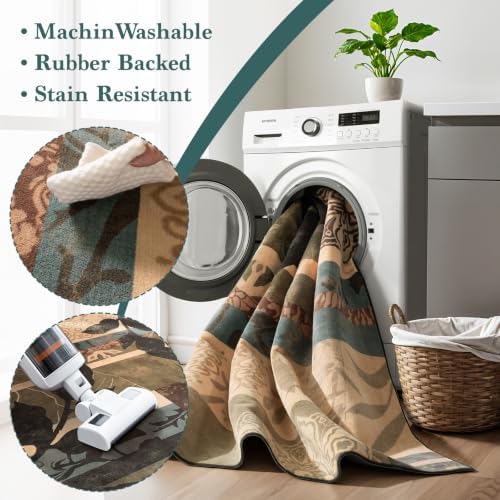 LIANLAM 9x12 Washable Area Rugs - Image 4