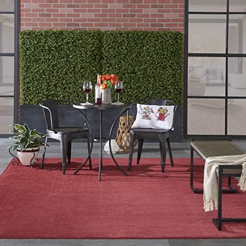 Nourison Home Nourison Essentials Brick Red 7' x 10' Area Rug - Image 4