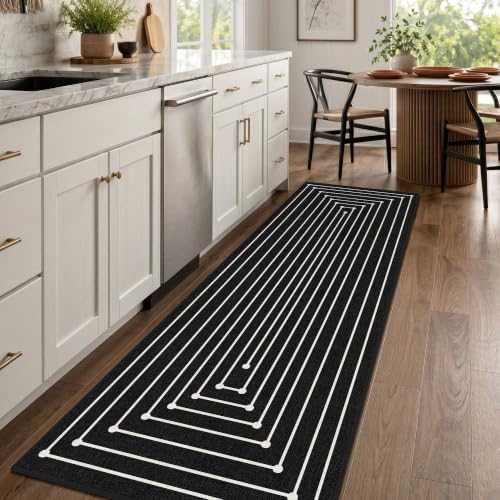 2x6 Runner Rug for Hallway Kitchen Washable Non Slip Runner - Image 2