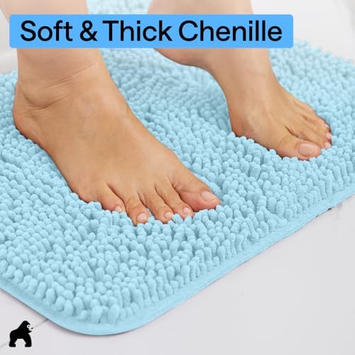 GORILLA GRIP Chenille Bath Rug Mat - Image 5
