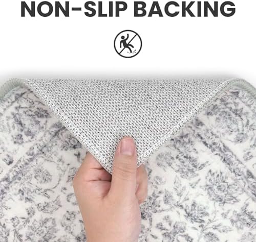 SIILOOM 2x6 Washable Runner Rug, Non Slip Soft Area Rug - Image 6