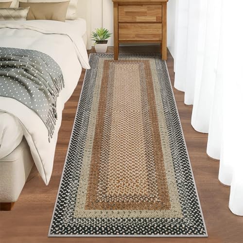 RUGSREAL Long Hallway Runner Rug 3x10 Washable Non Slip Kitchen Runners - Image 2
