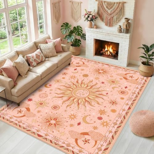 Vacuum-Friendly, 8x10 Washable Area Rug by meejou