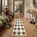 PureCozy Christmas Runner Rug 2x6 by PureCozy
