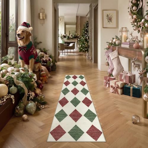 PureCozy Christmas Runner Rug 2x6 by PureCozy