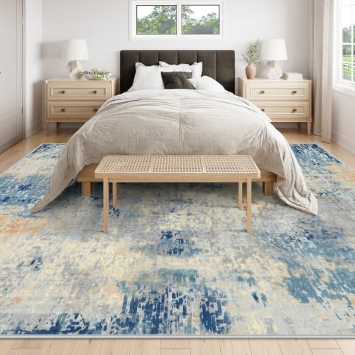 Lahome Modern Abstract 9x12 Area Rugs - Image 3